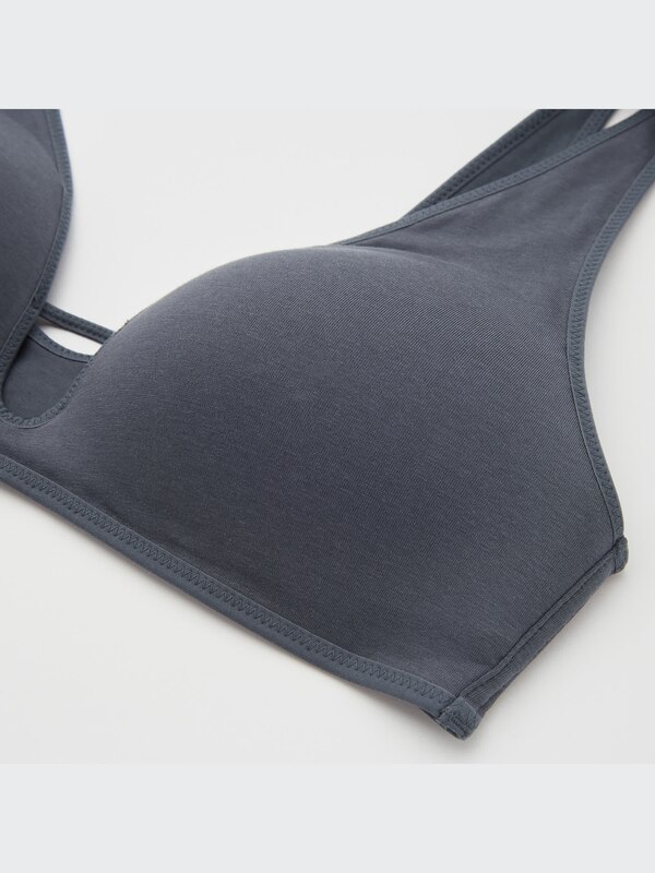 Mame Kurogouchi AIRism Cotton Relaxed Wireless Bra