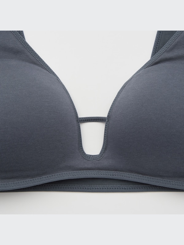 Mame Kurogouchi AIRism Cotton Relaxed Wireless Bra