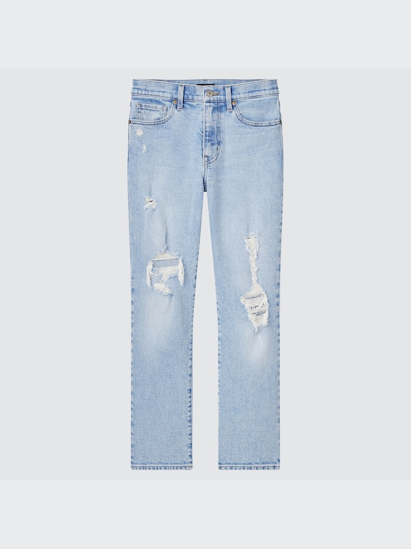 Slim Straight Ankle High-Rise Jeans
