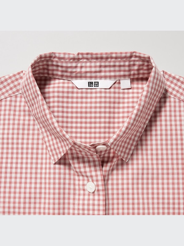 Cotton Checked Half-Sleeve Shirt