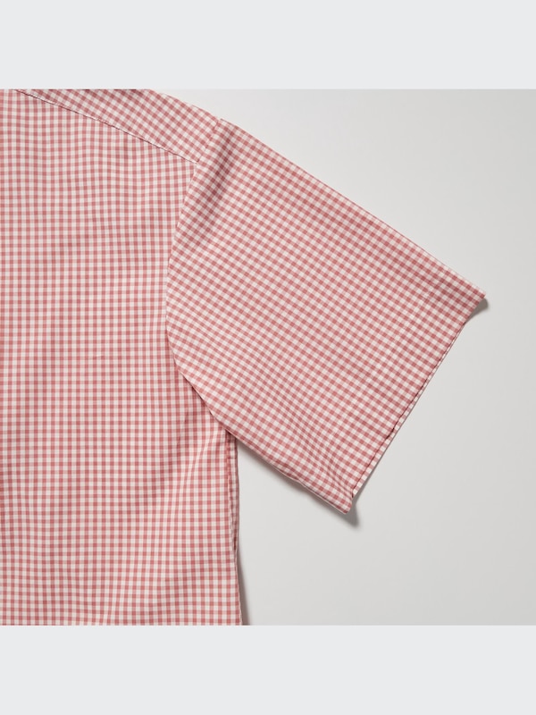 Cotton Checked Half-Sleeve Shirt