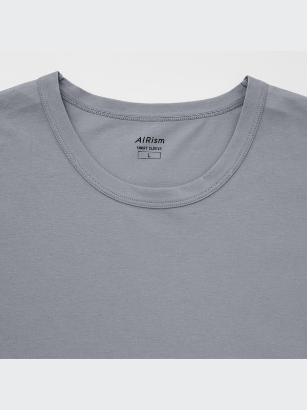 AIRism Katoenen T-Shirt met Ronde Hals