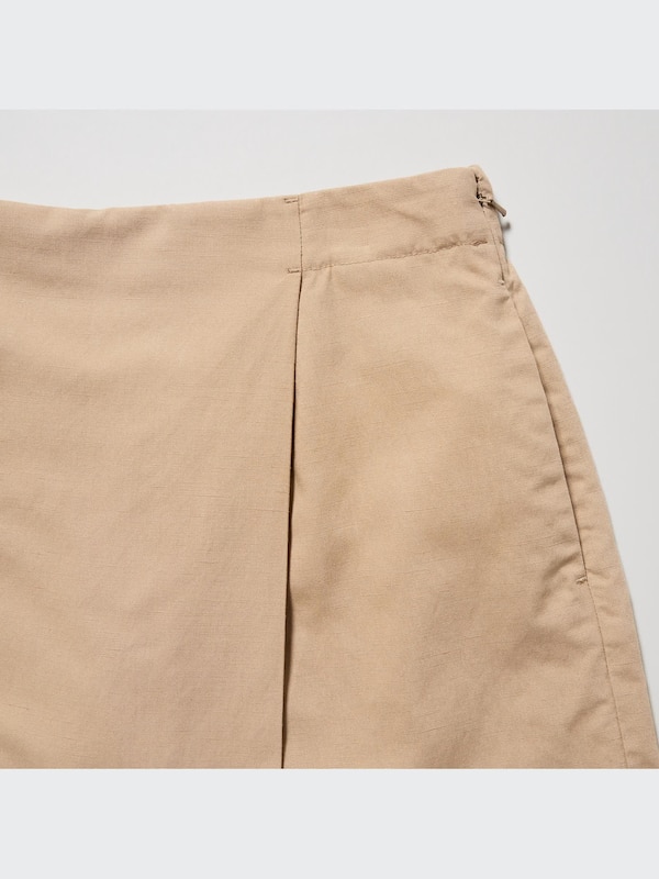 Linen-Blend Skort