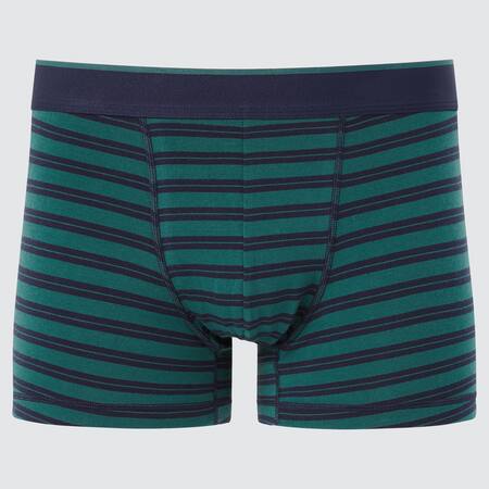 Boxer Coton Supima Rayé Taille Basse Homme