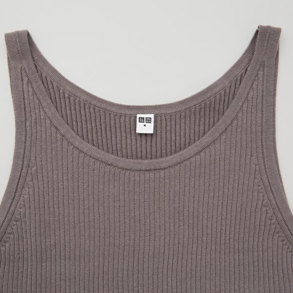 Ribbed Sleeveless Cropped Top UNIQLO US