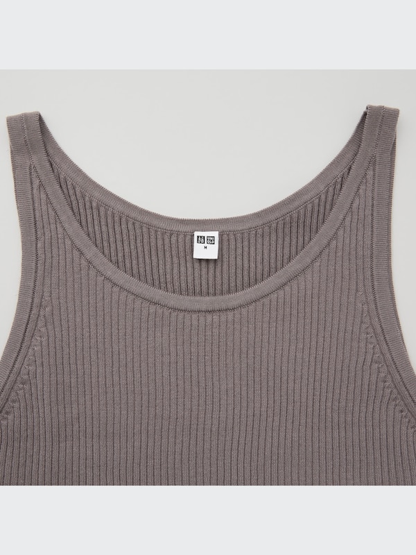 Ribbed Sleeveless Cropped Top