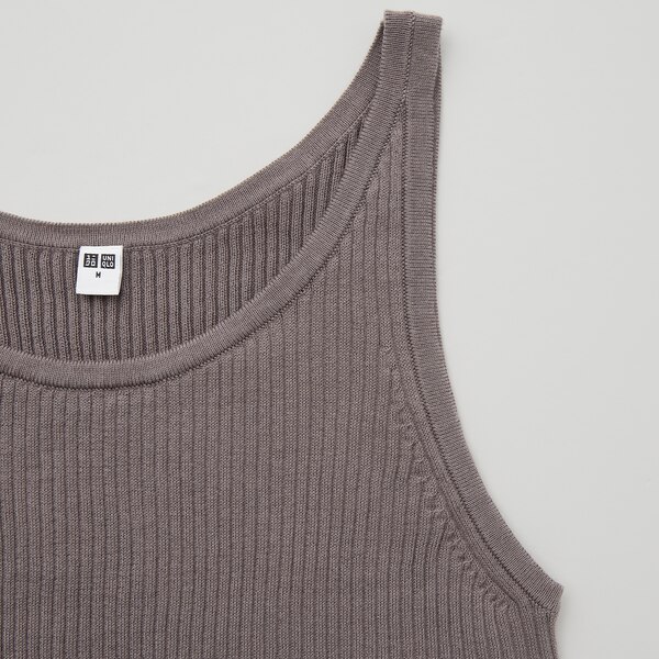 Ribbed Sleeveless Cropped Top UNIQLO US