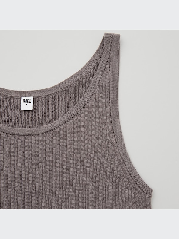 Ribbed Sleeveless Cropped Top