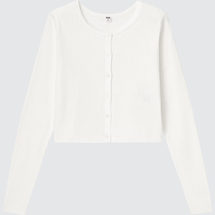 UV Protection LongSleeve Cropped Cardigan UNIQLO US
