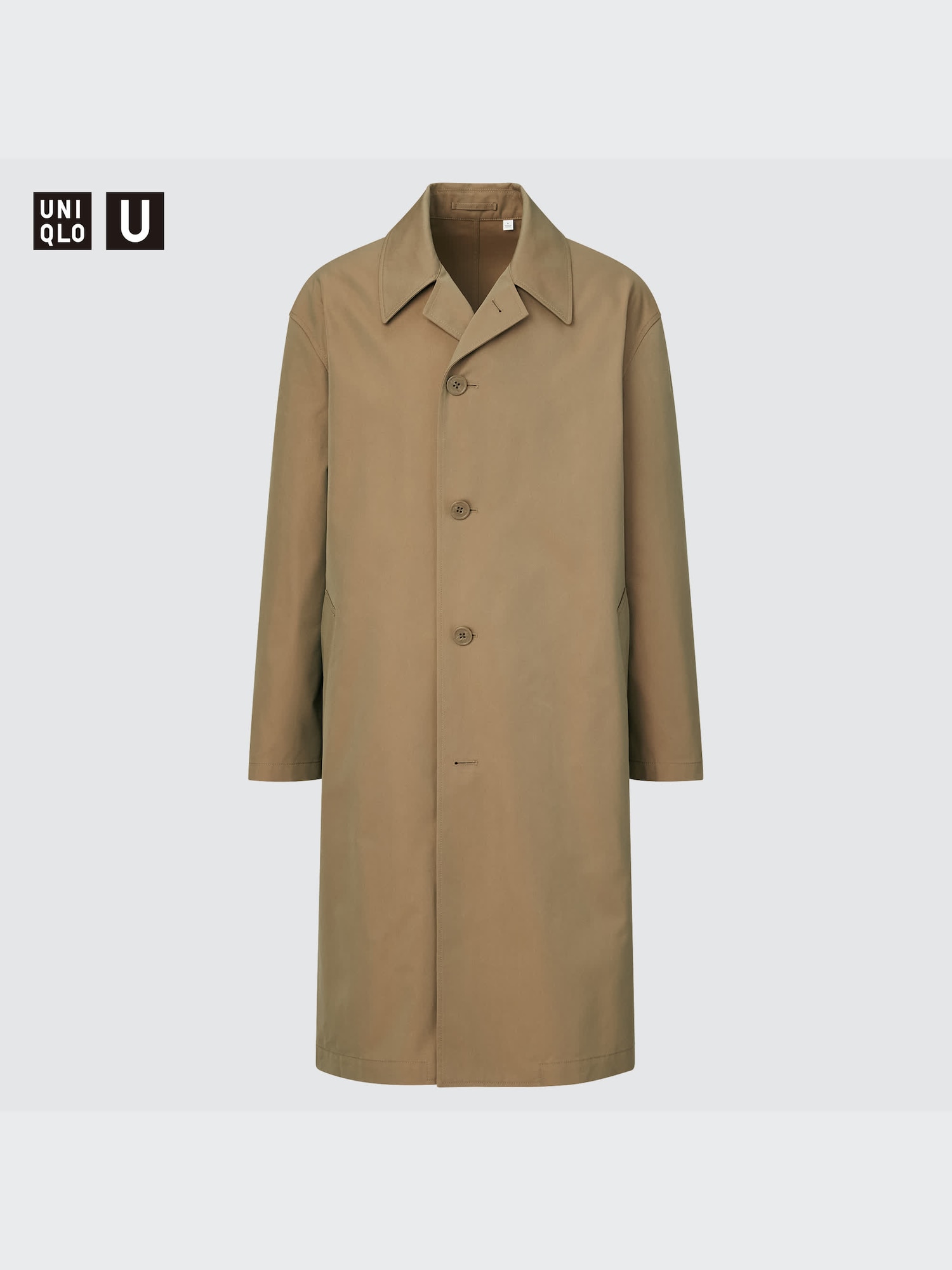 Men's UNIQLO U SINGLE BREASTED COAT | UNIQLO CA