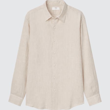 Men 100% Premium Linen Shirt (Regular Collar)
