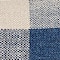 Open Toe Canvas Checked Slippers