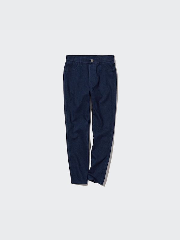 Ultra Stretch Denim Cropped Leggings Pants