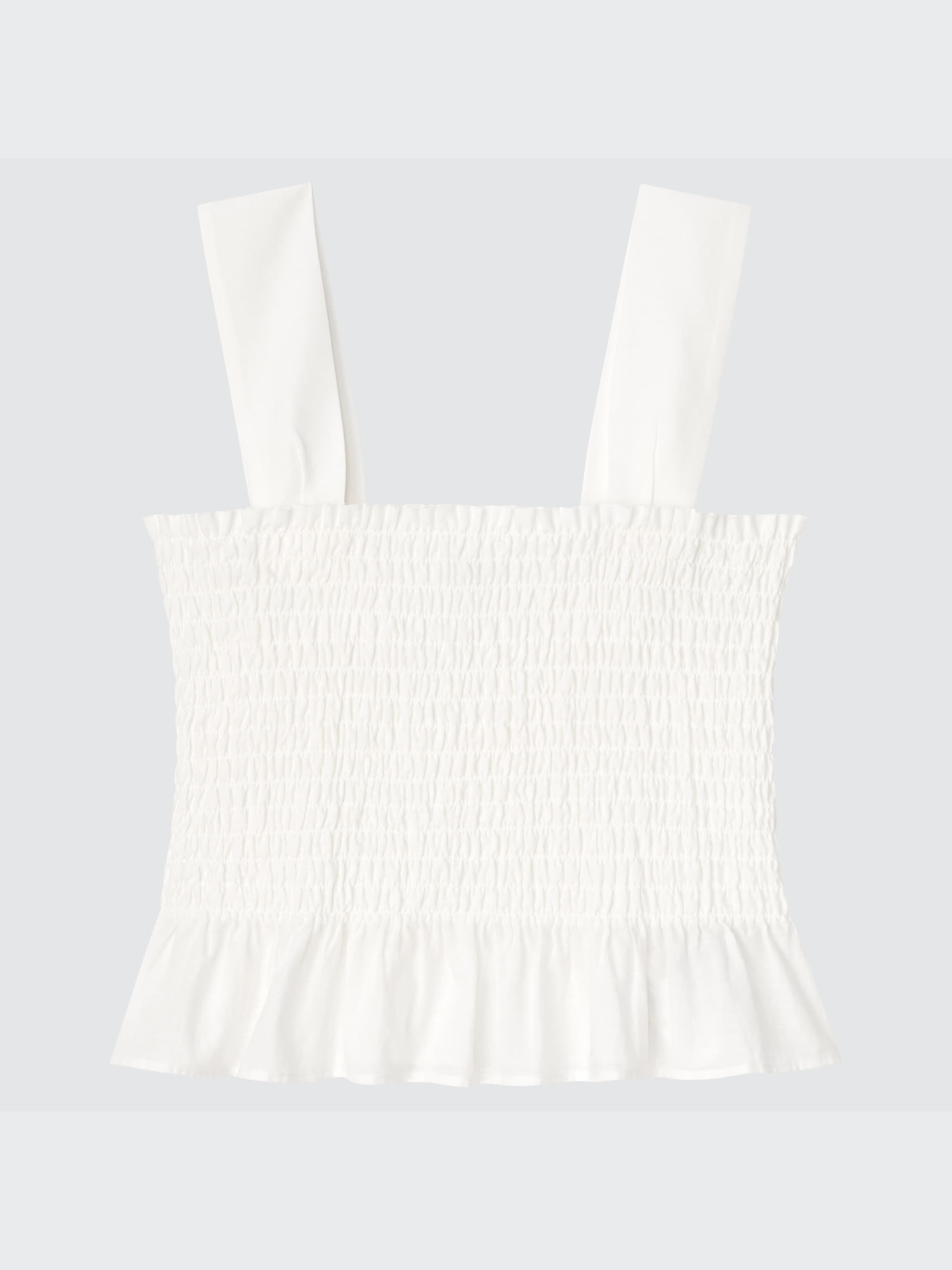 Cotton Shirred Sleeveless Blouse | UNIQLO US