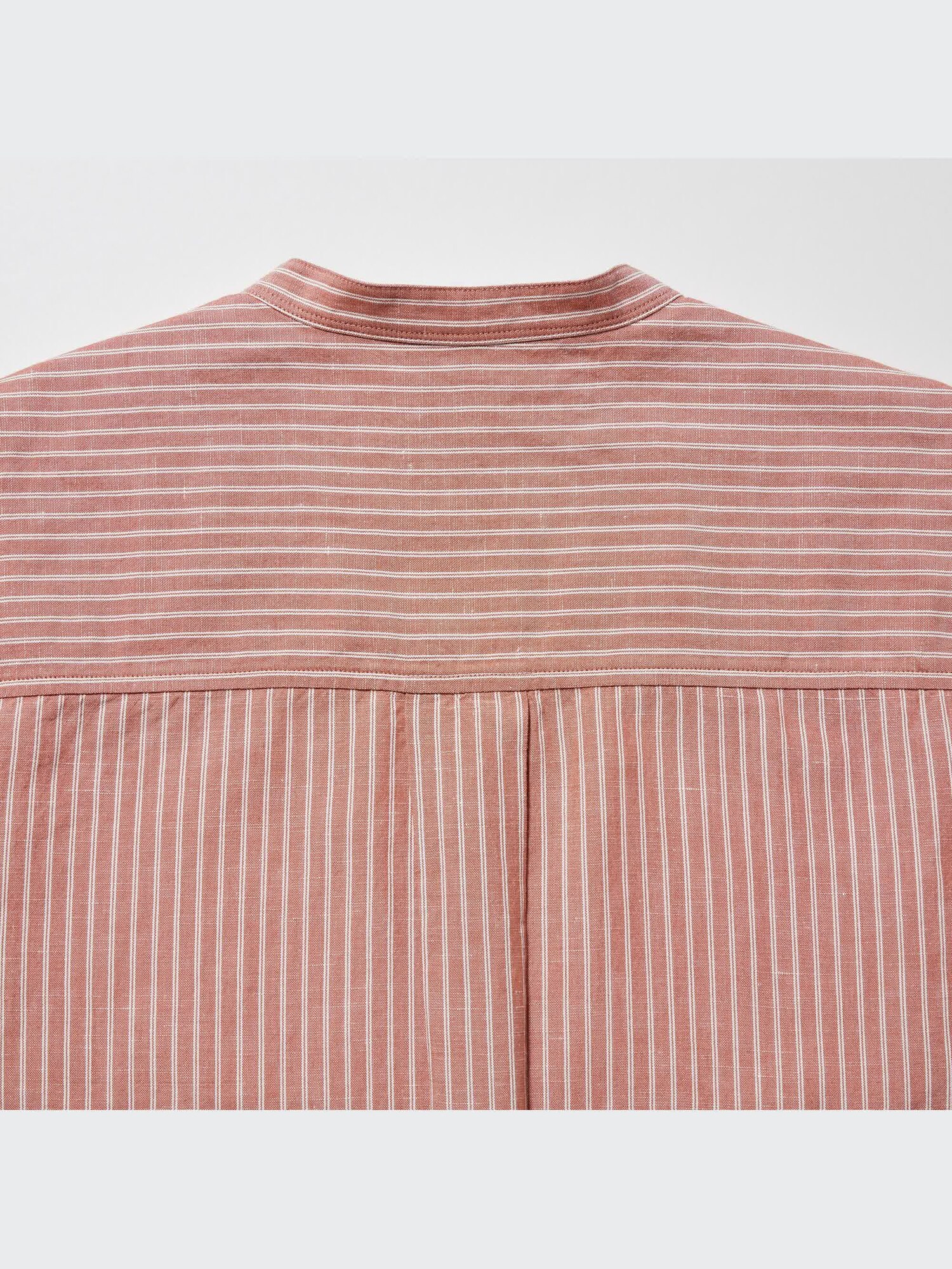 Linen-Blend Band Collar 3/4-Sleeve Shirt | UNIQLO US