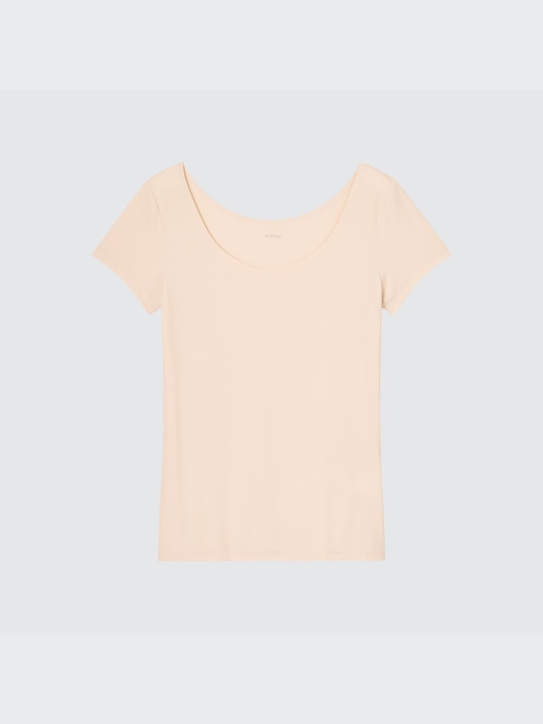 AIRism Scoop Neck Short-Sleeve T-Shirt
