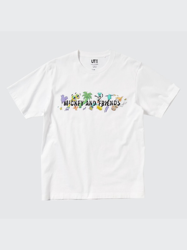Mickey & Friends Art by Steven Harrington UT (Short-Sleeve Graphic T-Shirt)