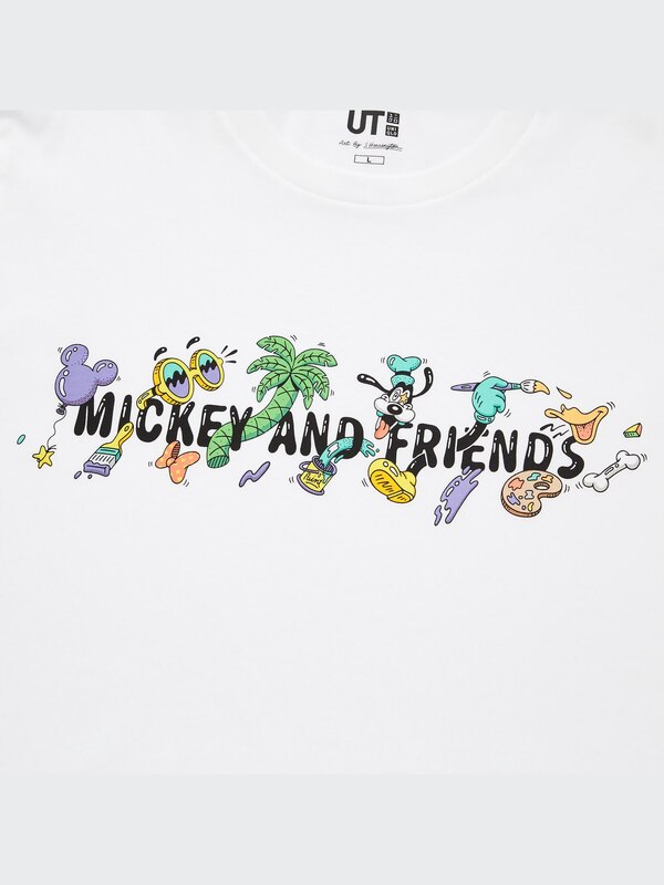 Mickey & Friends Art by Steven Harrington UT (Short-Sleeve Graphic T-Shirt)