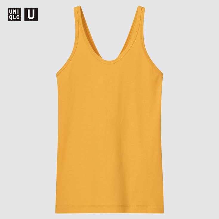 UNIQLO Ribbed Cropped Fit Sleeveless Bra Top
