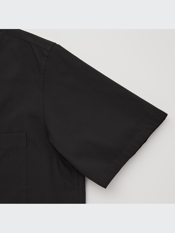 Open Collar Short-Sleeve Shirt (Theory)