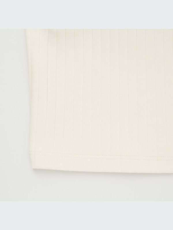 Ribbed Cropped Sleeveless Bra Top