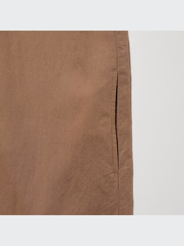 Linen-Blend Short-Sleeve Kaftan