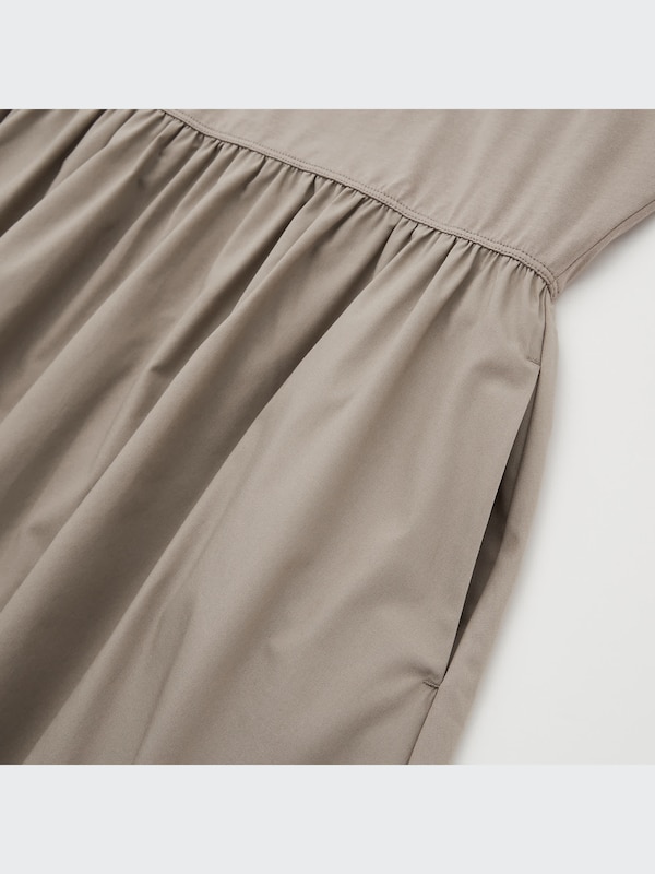 Women's COMBINATION FLARE DRESS | UNIQLO CA
