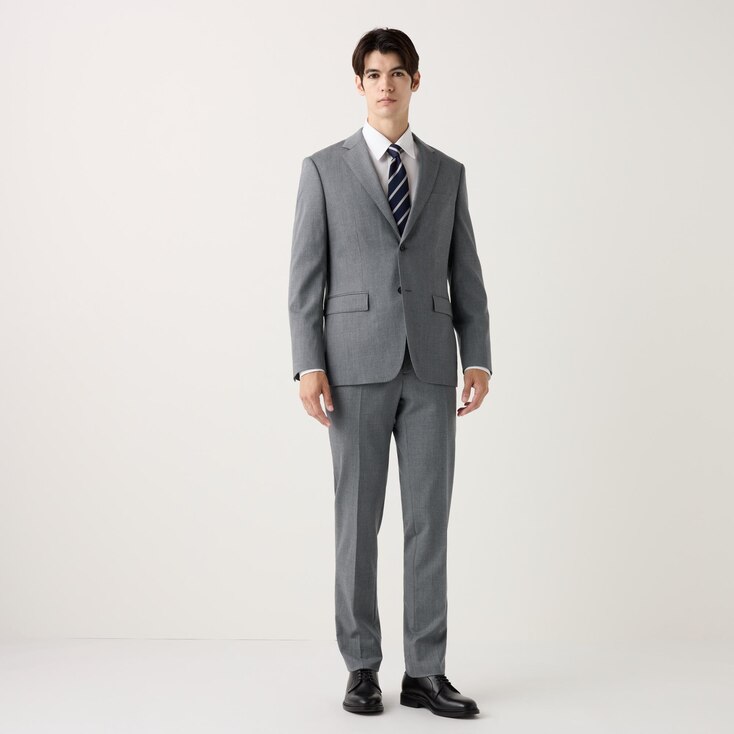 MEN STRETCH WOOL SLIM-FIT PANTS | UNIQLO US