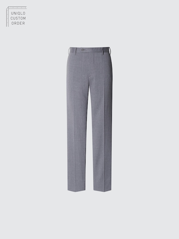 Stretch Wool Slim-Fit Pants