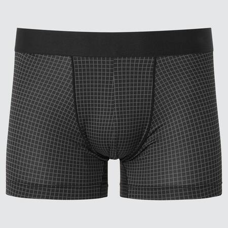 Men AIRism Low Rise Checked Boxers