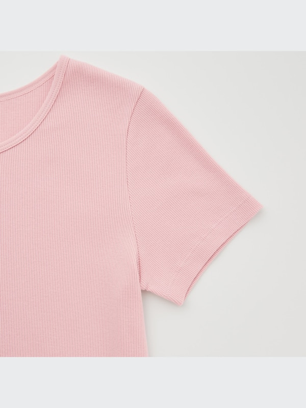 Ribbed Henley Short-Sleeve T-Shirt