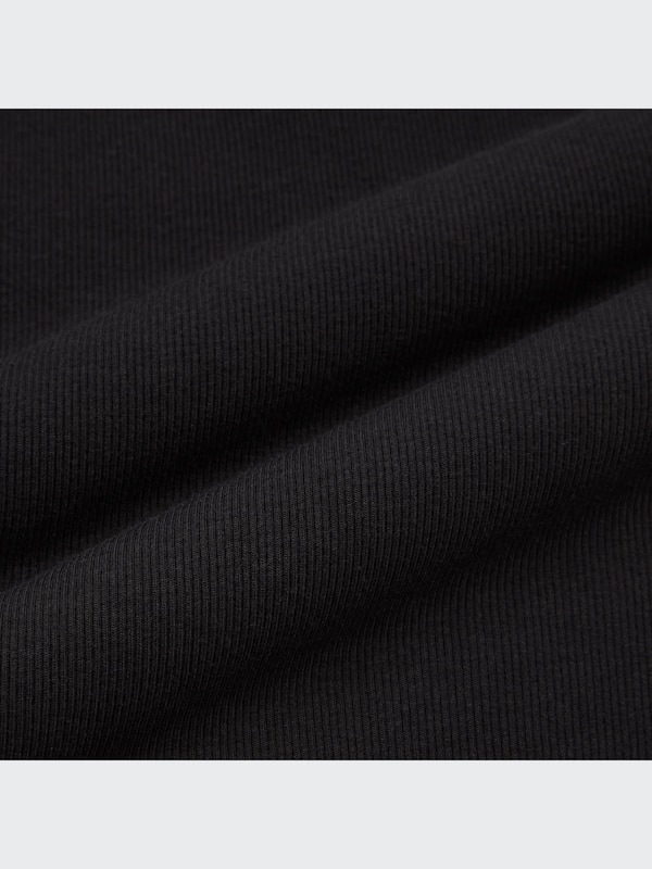 Ribbed Henley Short-Sleeve T-Shirt
