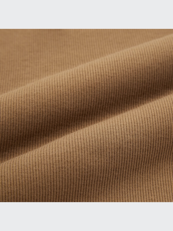 Ribbed Henley Tank Top