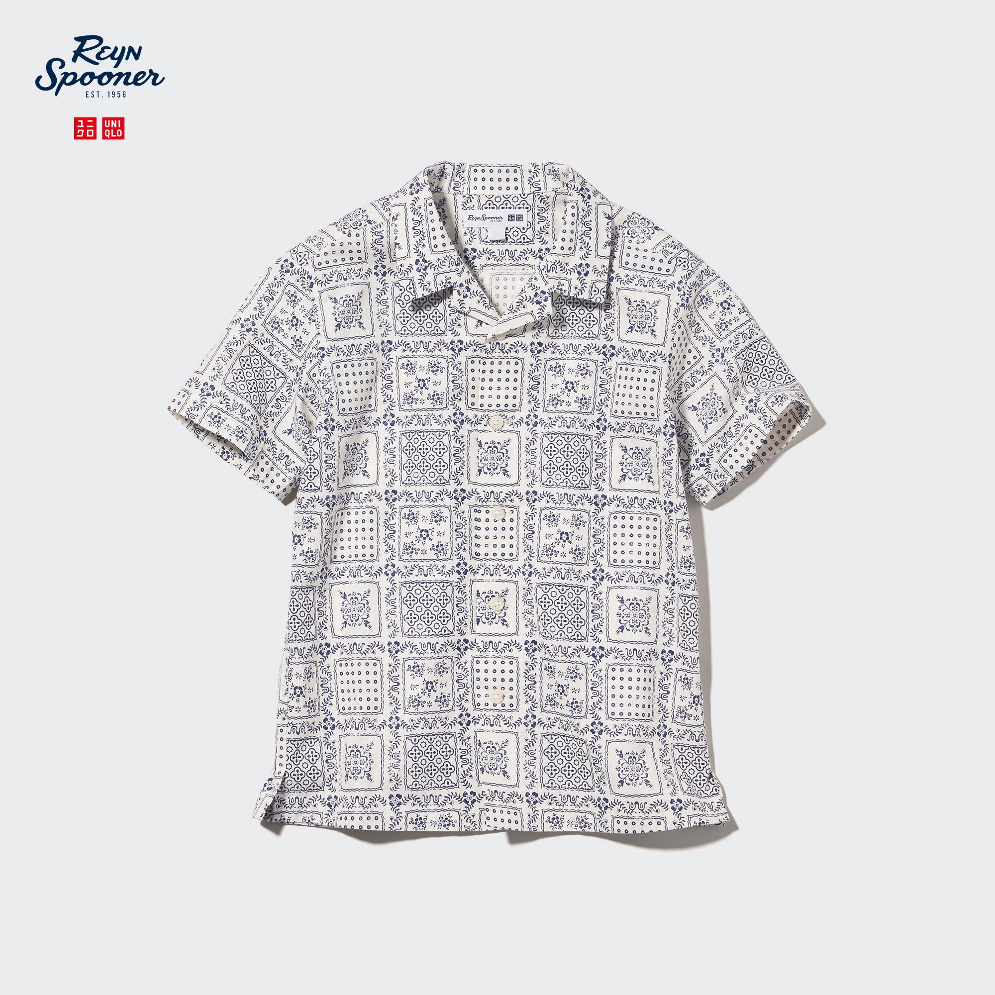 Open Collar Printed Short-Sleeve Shirt (Reyn Spooner) | UNIQLO US