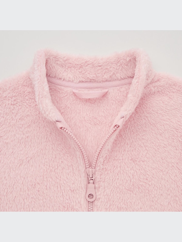 Fluffy Yarn Fleece Jacket Long Sleeve