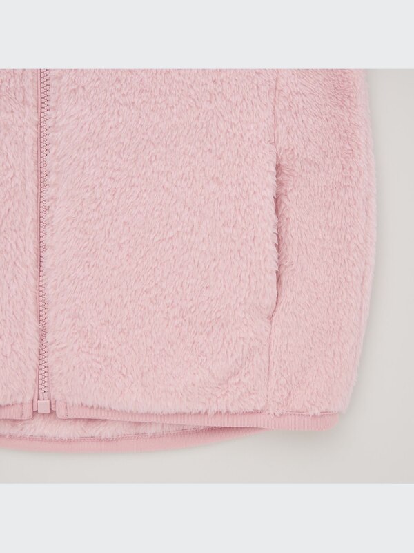 Fluffy Yarn Fleece Jacket Long Sleeve
