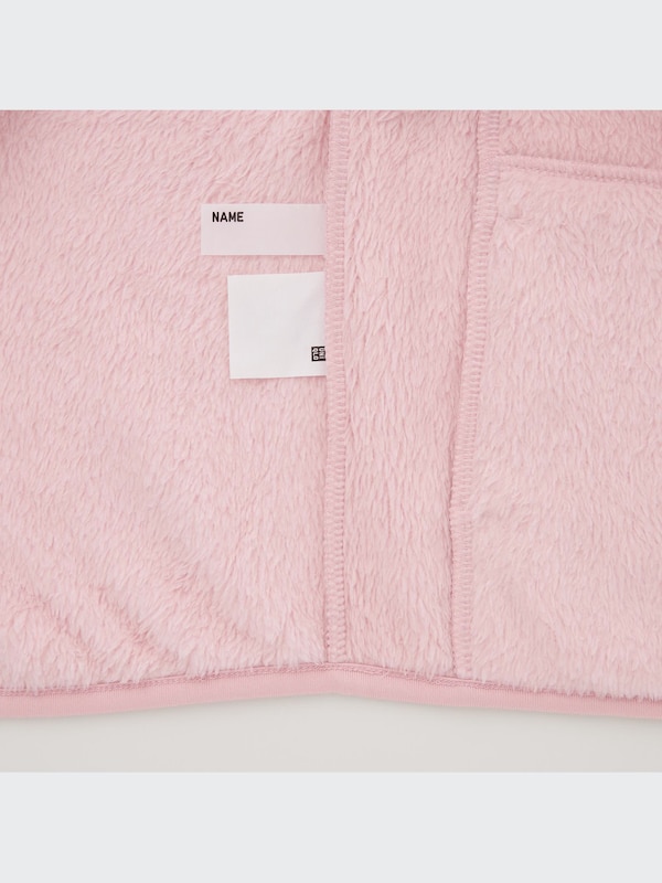 Fluffy Yarn Fleece Jacket Long Sleeve