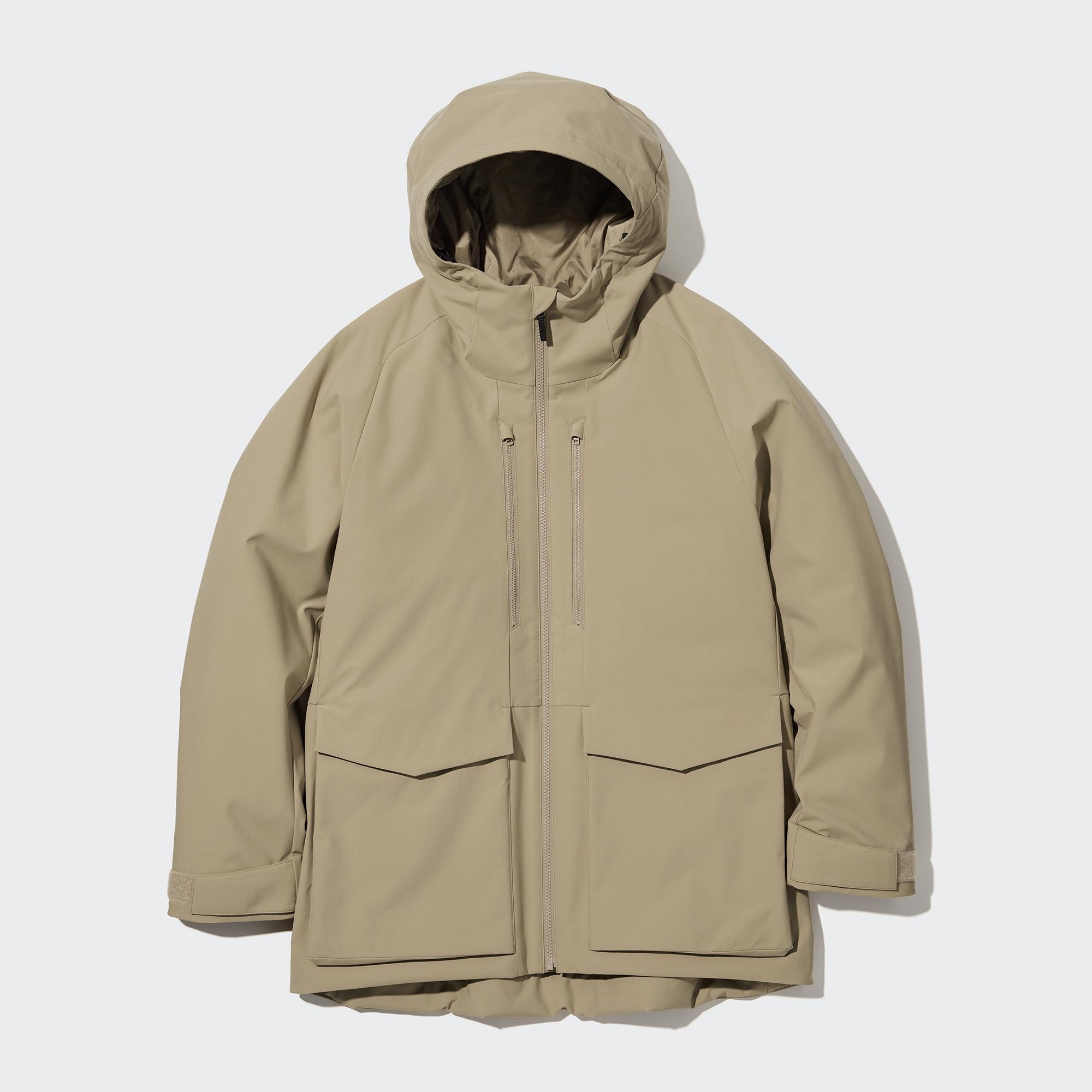 Hybrid clearance down jacket