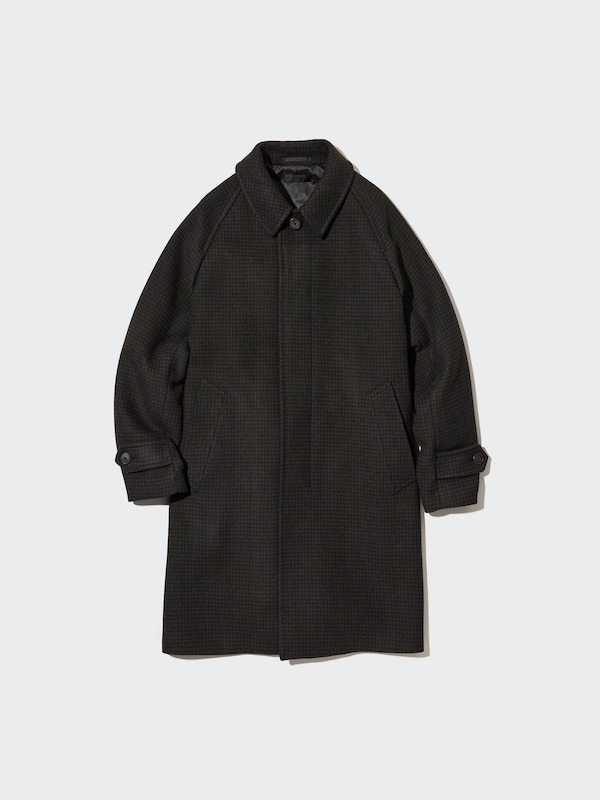 Balmacaan Coat (Check)