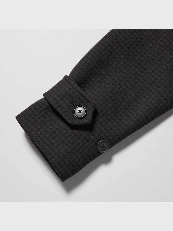 Balmacaan Coat (Check)
