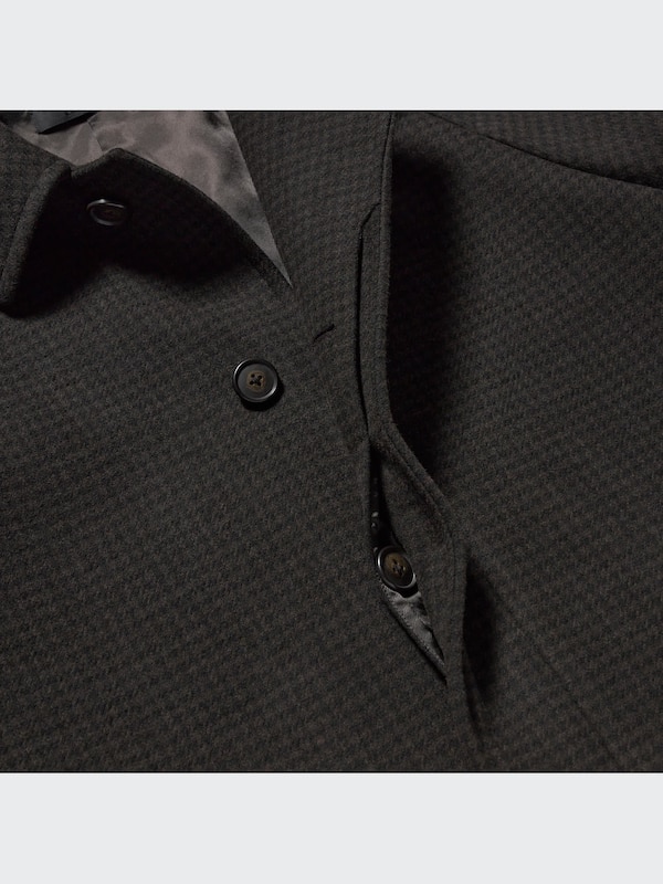 Balmacaan Coat (Check)