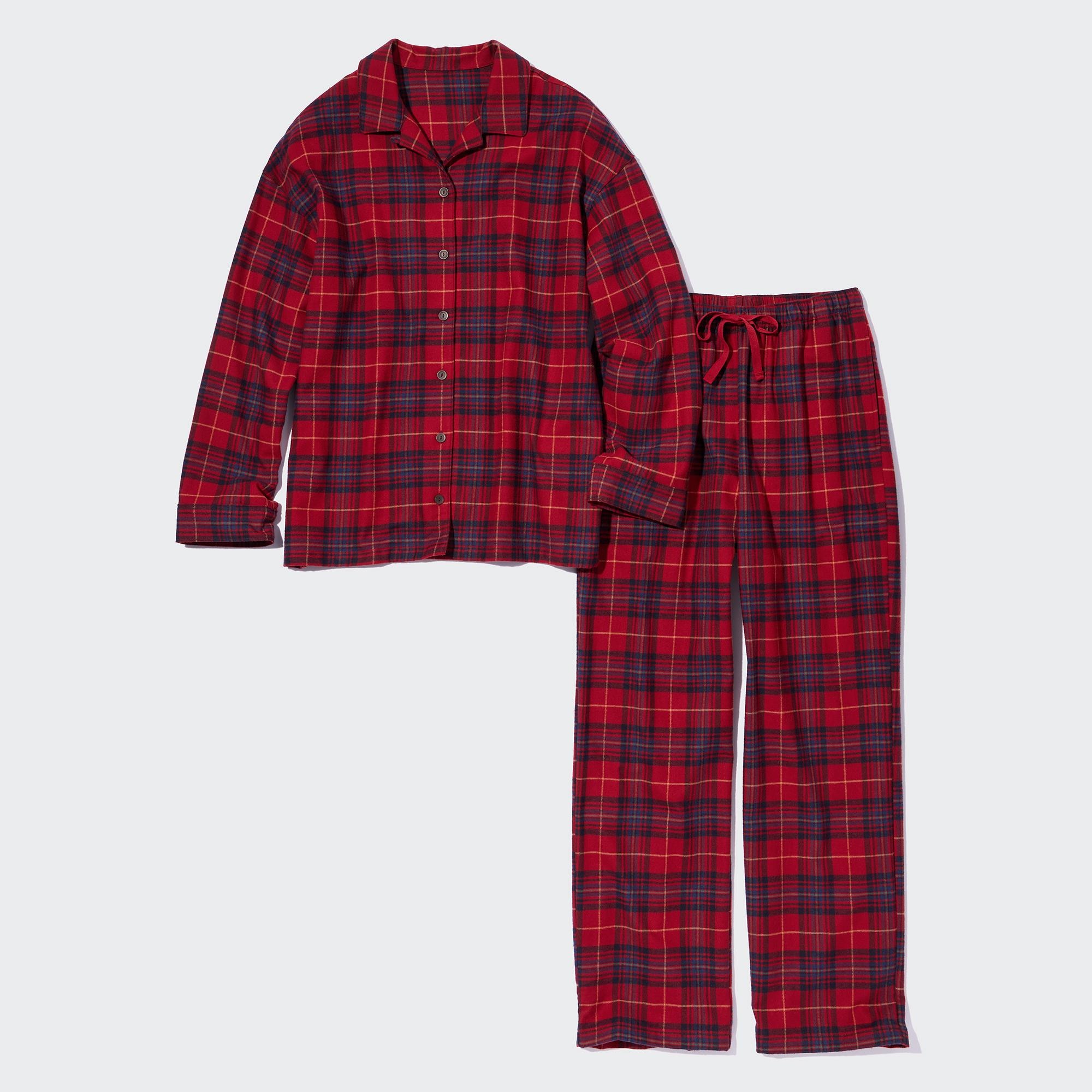 Flannel Long-Sleeve Pajamas | UNIQLO US
