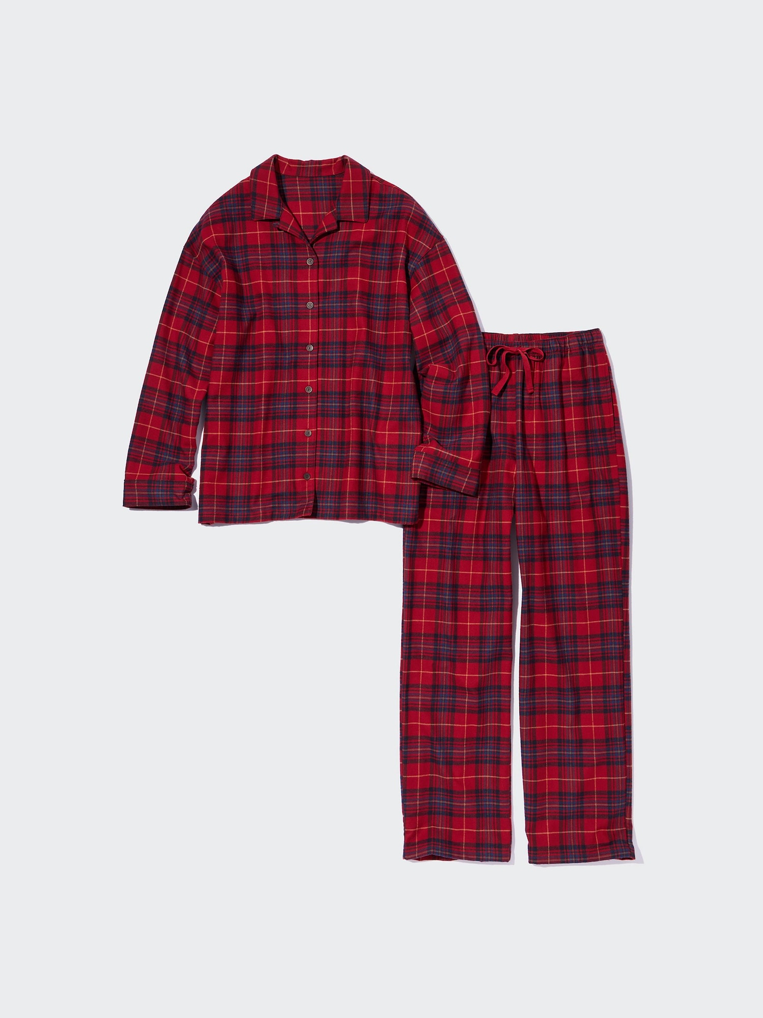 Flannel Long Sleeve Pajamas UNIQLO US