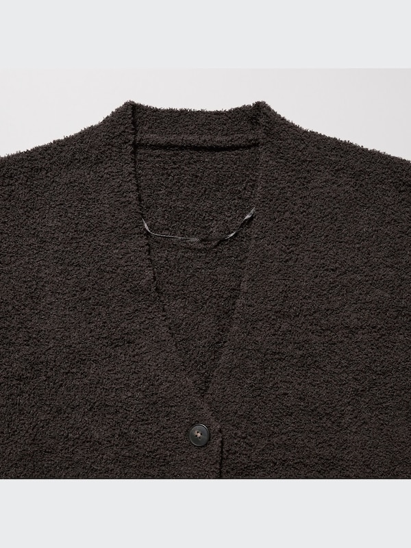 Soft Fluffy Long-Sleeve Cardigan