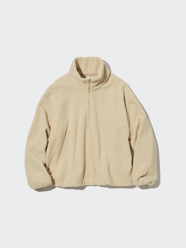 Fleece Half-Zip Pullover Shirt