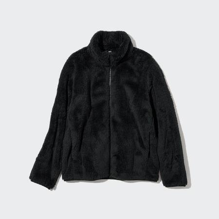 Fluffy Fleece Zipped Jacket
