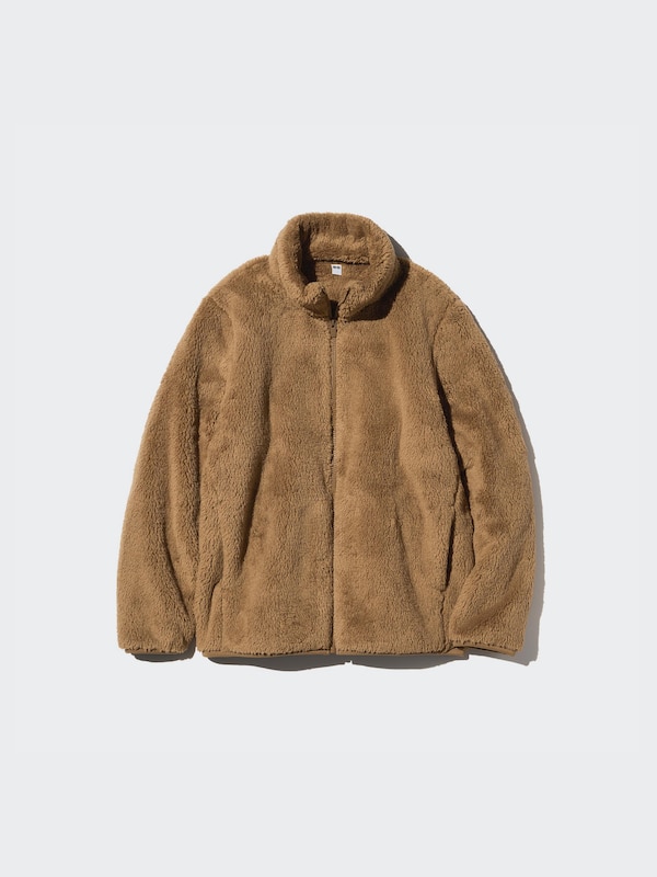 Fluffy Yarn Fleece Full-Zip Jacket