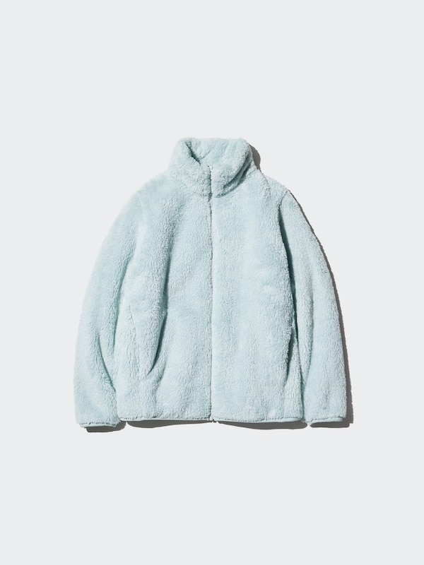 Fluffy Yarn Fleece Full-Zip Jacket