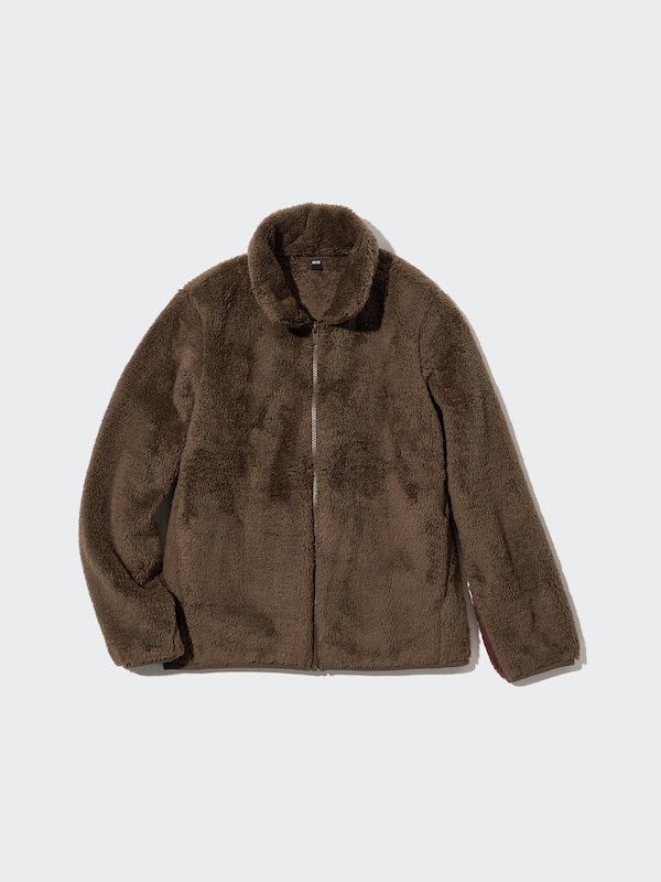 Fluffy Yarn Fleece Full-Zip Jacket