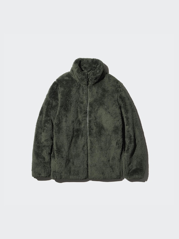 Fluffy Yarn Fleece Full-Zip Jacket